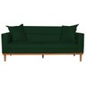 Sofá 2 Lugares Viena Suede Verde - Amarena Móveis - 3