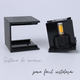 Mini Arandela Led Preta 3w 2 Fachos 3k 270lm Ip66 Bivolt - 5
