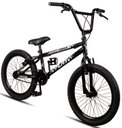 Ver imagem 1 de Bicicleta Aro 20 Bmx Infantil Flay Aro Aero Freio V-brake Menino 6, 7, 8, 9, 10 + Anos - Preto