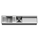 Ver imagem 6 de Kit Cuba Dupla Nápoles Aço Inox 304 Calha Oragnizadora Aço Inox e Torneira Genebra Monocomando Golde