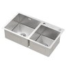 Kit Cuba Dupla Nápoles Aço Inox 304 Calha Oragnizadora Aço Inox e Torneira Genebra Monocomando Golde - 2