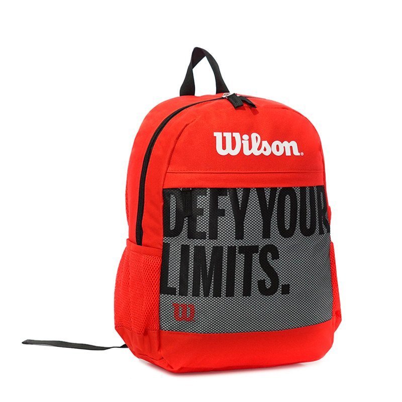 Mochila Wilson Esportiva Modelo Defy Your Limits - Vermelha:único/vermelho - 5