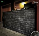 Ver imagem 6 de Papel Parede Decorativo Alltak Lavável Todos Modelos 60cmx5m - Tijolo Preto