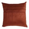 Capa de Almofada de Veludo Gaia em Tons Variados 45x45cm Cor:tijolo - 1