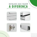 Ver imagem 6 de Guarda-Roupa Solteiro Melissa 2 Portas com 4 Gavetas 100% MDF Bran/Rosa/Azul/Lilas