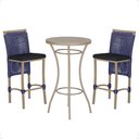 Ver imagem 1 de Mesa Bistro e 2 Banquetas Roma Fendi Corda Náutica 12 Trama Original