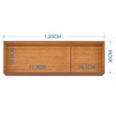 Ver imagem 3 de Armário Aéreo para Cozinha 3 Portas 120 cm Capuccino Off White - Poquema