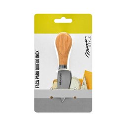 Faca para Queijo Inox Cabo Madeira - 6