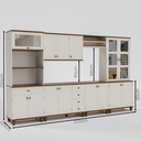 Ver imagem 4 de Cozinha Compacta Retrô 6 Peça Off/ White Nogueira