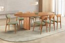 Ver imagem 1 de Sala de Jantar Moderna 8 Cadeiras - Hórus - Requinte Salas