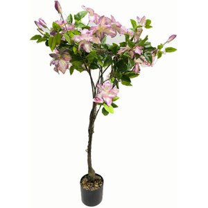 Planta Artificial Clematis Real Toque Árvore com 1.40m