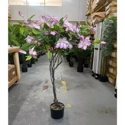 Planta Artificial Clematis Real Toque Árvore com 1.40m - 2