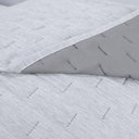 Ver mais imagens de Kit Cobre Leito Colcha Solteiro Blend Percal 300 Fios Dupla Face Linho Mesclado com Fronha 02 Peças