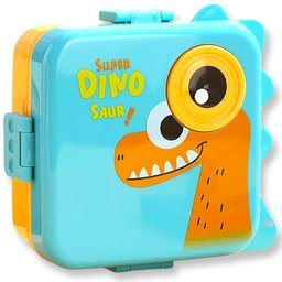 Marmita com Divisórias Super Dinosaur 2446775 Laranja-quanhe - 1
