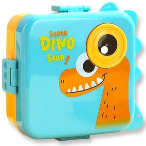 Marmita com Divisórias Super Dinosaur 2446775 Laranja-quanhe