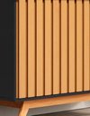 Ver imagem 3 de Buffet Aparador 3 Portas Ripado Mdf 1.36 Juçara Ofertamo