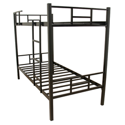 Cama Beliche Solteiro Aço com Escada e Grade de Proteção Reforçada - 1 Cama Beliche Solteiro Aço com Escada e Grade de Proteção Reforçada - 1