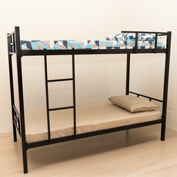 Cama Beliche Solteiro Aço com Escada e Grade de Proteção Reforçada Suporta até 150kg Itagold - 6