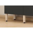 Ver imagem 4 de Cozinha Compacta Kit Álamo C/ 6 Portas e 1 Gaveta 160cm Avena/grafito - Demóbile