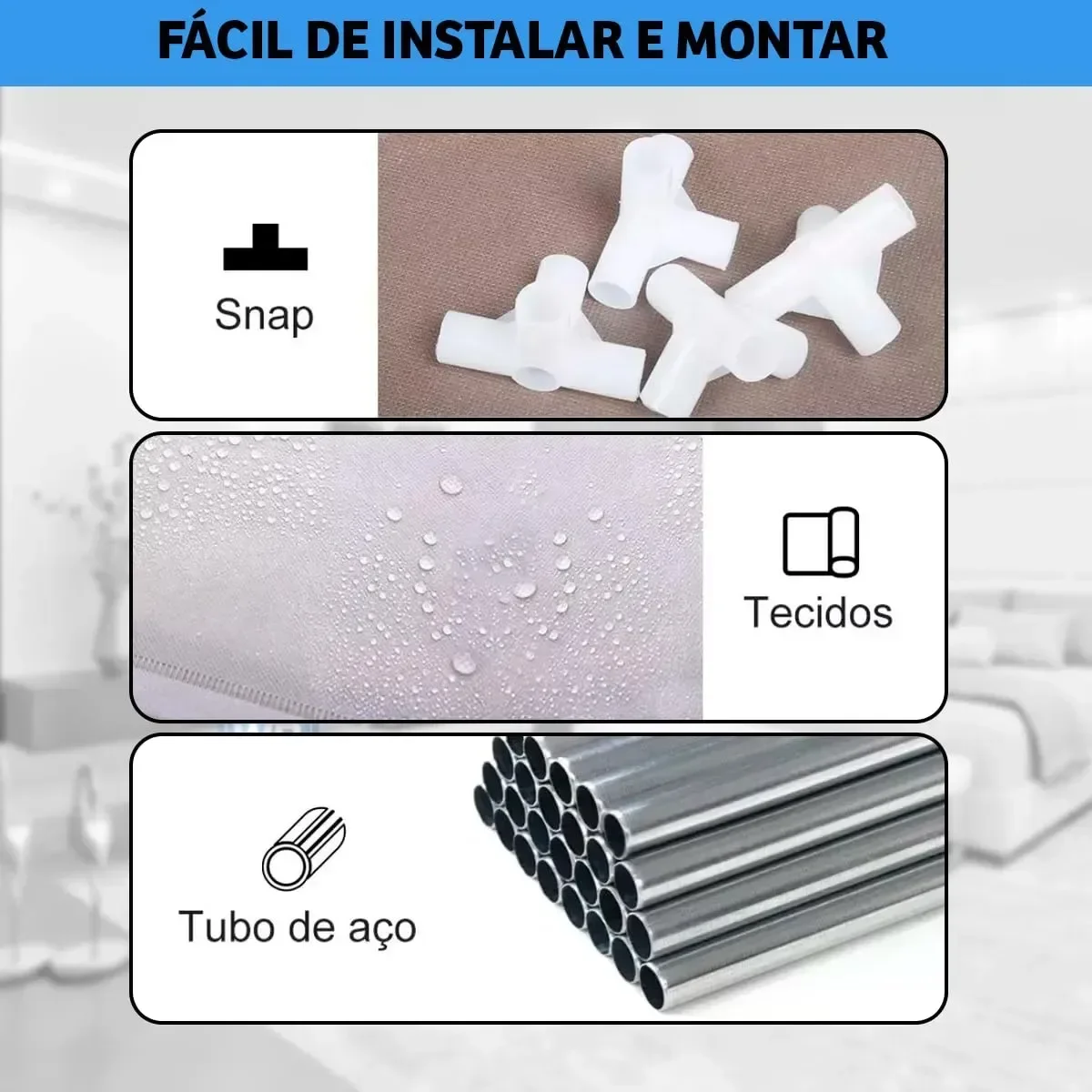 Ver imagem 5 de Guarda-roupa Dobrávelpreto Snel Home