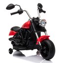 Ver imagem 1 de Mini Moto Elétrica Infantil Triciclo Motorizado Criança Harley-davidson - Vermelha