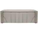 Ver imagem 6 de Calçadeira Baú Solteiro 90 Cm Para Cama Box Linho Bege