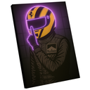 Ver imagem 6 de Quadro Decorativo Piloto Número 1 Neon Roxo