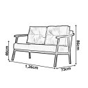 Ver imagem 4 de Namoradeira Vitoria Base Reforçada Luxo Veludo  Marrom