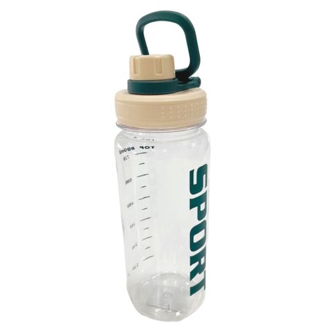 Squeeze de Plástico com Alça 800 Ml Creme - Quanhe
