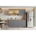 Ver imagem 1 de Cozinha Modulada Nesher Realeza 4 Peças Cz104 Carvalho/titânio