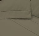 Ver imagem 1 de Jogo de Cama Lençol 400 Fios Casal P. Palito 4 Pçs Capucino Casa Dona
