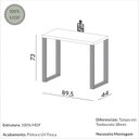 Ver imagem 4 de Mesa para Escritório Industrial Freijó/preto - Dalla Costa