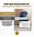 Ver imagem 2 de Espelho Moldura Madeira Freijó Oval Corpo Inteiro 80x50cm:frejó Claro