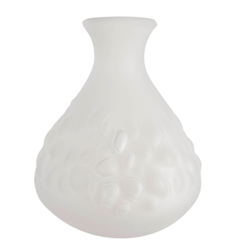 Vaso de Vidro Jateado