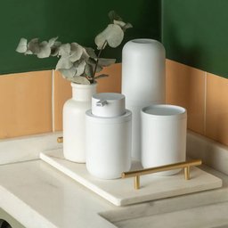 Porta Sabonete Líquido Banheiro Pia Dispenser Saboneteira Ou:Rosa - 7