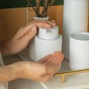 Ver imagem 5 de Porta Sabonete Líquido Banheiro Pia Dispenser Saboneteira Ou:Rosa