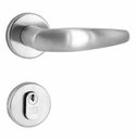 Ver imagem 1 de Fechadura 515 Externa St2 Escovada 55mm La Fonte Cilindro Zamack Lafonte Assa Abloy 515 Zk