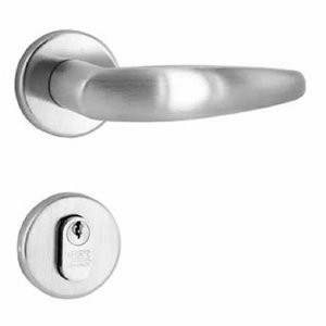 Fechadura 515 Externa St2 Escovada 55mm La Fonte Cilindro Zamack Lafonte Assa Abloy 515 Zk