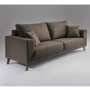 Ver imagem 1 de Sofa 3 Lugares Pes em Imbuia Manchester