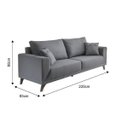 Ver imagem 4 de Sofa 3 Lugares Pes em Imbuia Manchester