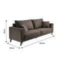 Ver imagem 4 de Sofa 2 Lugares Pes em Imbuia Manchester