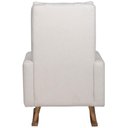 Ver mais imagens de Poltrona de Amamentação com Balanço Base Milka Noah D02 Bouclê Off White B-114 - Lyam Decor