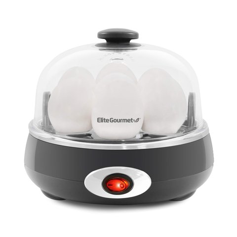 Elite Gourmet Cozedor de Ovos Rápido 7 Ovos com Timer e Desligamento Automático