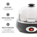 Ver imagem 4 de Elite Gourmet Cozedor de Ovos Rápido 7 Ovos com Timer e Desligamento Automático