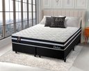 Ver imagem 1 de Cama Box Super King c/ Molas Ensacadas Durham Preto 193x203x60 
