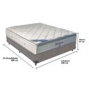 Ver imagem 5 de Cama Box Casal e Colchão Freedom Ortobom D33 Cinza