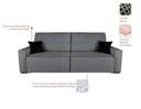 Ver imagem 2 de Sofa 4 Lugares Retratil e Reclinavel 250cm em Linho Romano