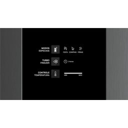 Geladeira Duplex Frost Free 461 Litros A+++ Cor Inox com Tecnologia Turbo Control e Fresh Box - Brm5 - 5