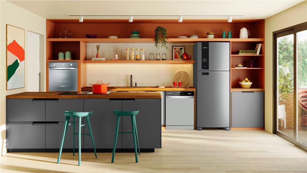 Geladeira Duplex Frost Free 461 Litros A+++ Cor Inox com Tecnologia Turbo Control e Fresh Box - Brm5 - 19