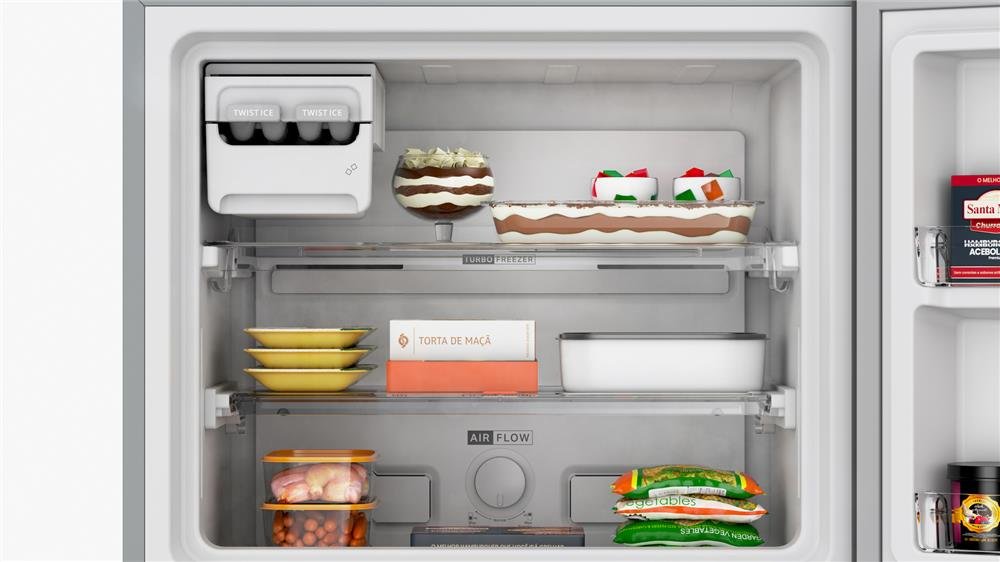 Geladeira Duplex Frost Free 461 Litros A+++ Cor Inox com Tecnologia Turbo Control e Fresh Box - Brm5 - 8